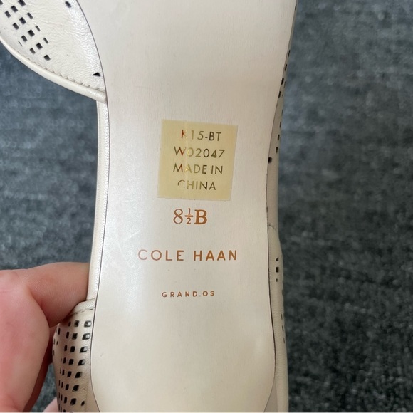 Cole Haan Cream Heels - Picture 8 of 9